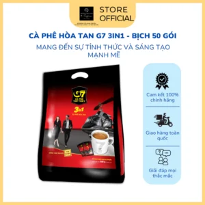 G7 3in1 Trung Nguyên – Bịch 50 Gói